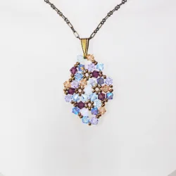 Pendant 40cm - Shea Rhombus S-Bronze Chain - Pendant 40cm - Laiton bronze